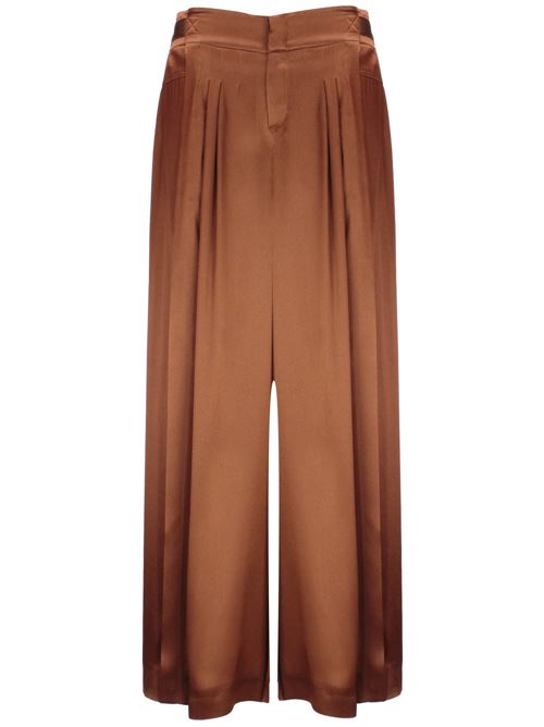 bronze-tone charmeuse belted waist tabs Alberta Ferretti | AF030101190089